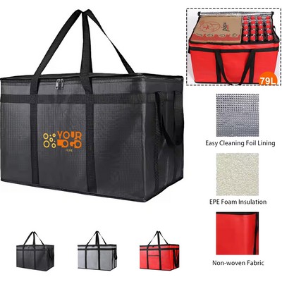 Insulated Food Delivery Cooler Bag(77L)