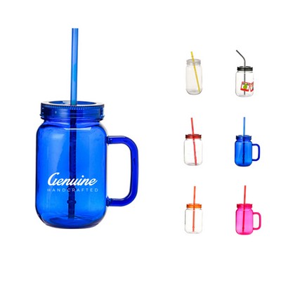 22 OZ Insulated Mug with Straw