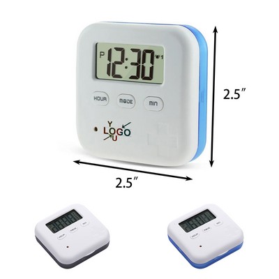 Digital Pill Organizer with Timer Reminder