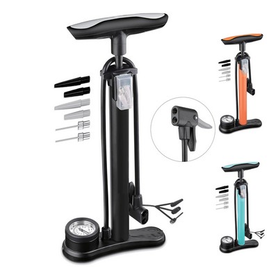 Bike Floor Pump with Gauge