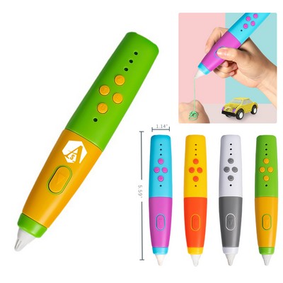 Educational Low-Temperature 3D Printing Pen for Kids