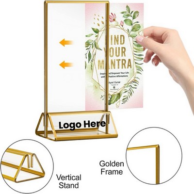 A6 Clear Acrylic Sign Holder