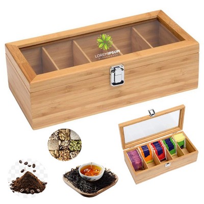 Bamboo Tea Storage Box
