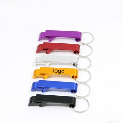 9 Color Compact Aluminum Keychain Bottle Opener