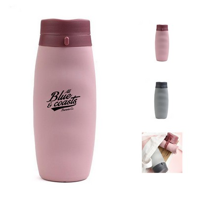 20Oz Silicone Folding Sport Bottle