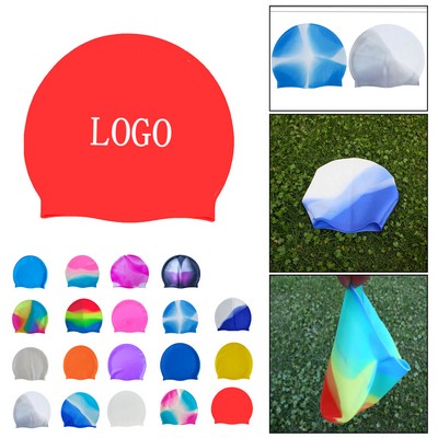 Custom Silicone Waterproof Swim Cap