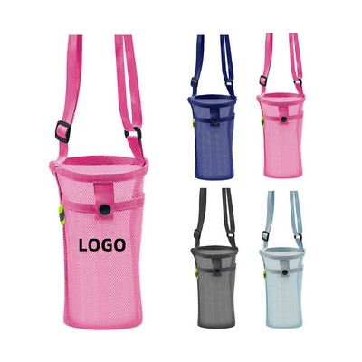 Portable Mesh Water Bottle Holder