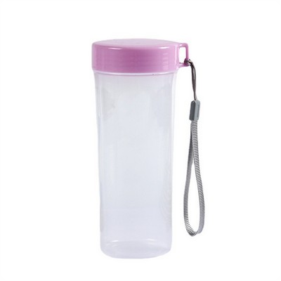 Transparent Travel Water Bottle - Portable Sports Cup with Custom Logo Printing