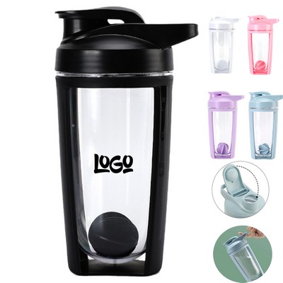 23oz Leak-Proof Workout Shaker Bottle w/ Handle