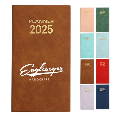 A6 PU Cover Daily Planner Notebook