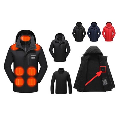 3-In-1 Electric Heated Outdoor Jacket