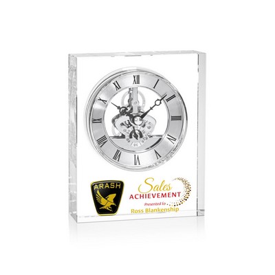 Ashland Silver VividPrint™ Clock