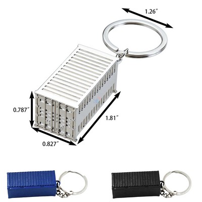 Metal Canister Keychain