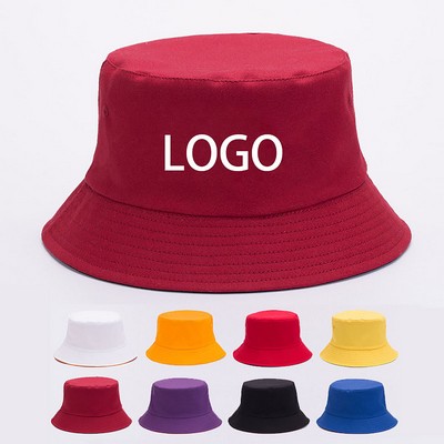 Reversible Cotton Bucket Hat