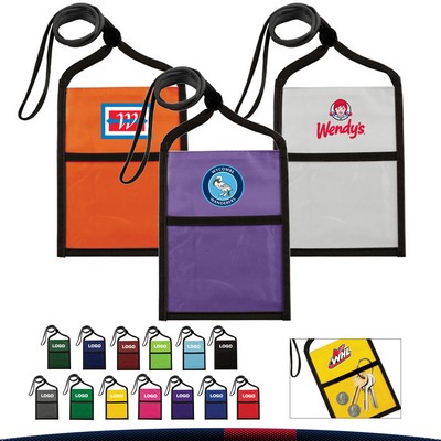 Two Tone Double Window Pouch