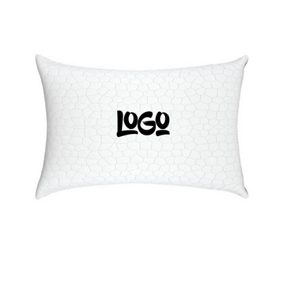 Cooling Memory Foam Pillow – Neck Support & Fiber Fill