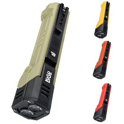 COB Adjustable Flashlight – Magnetic Base & Hanging Hook