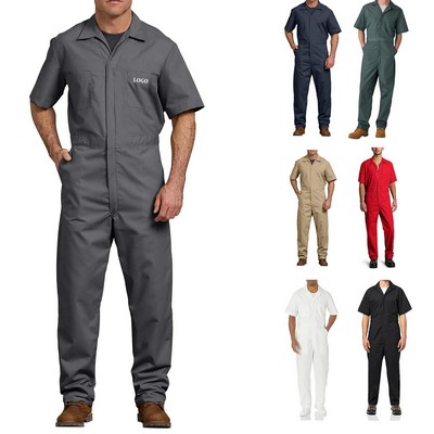 Men's Short Sleeve Coverall