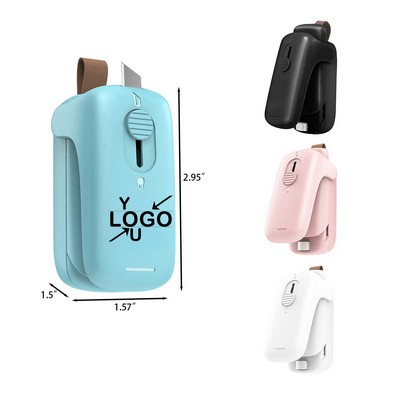 2" 1 Heat Sealer and Cutter Mini Bag Resealer