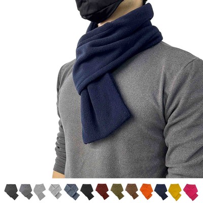 Embroidery Fleece Warm Winter Scarf