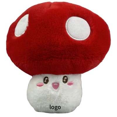 Fruit & Veggie Plush Toys-Cute mushroom