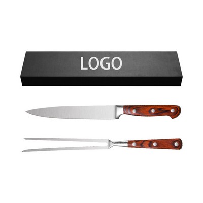 Barbecue Knife And Fork 2-Piece Set