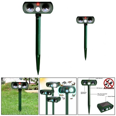 Ultrasonic Solar Animal Repeller Device