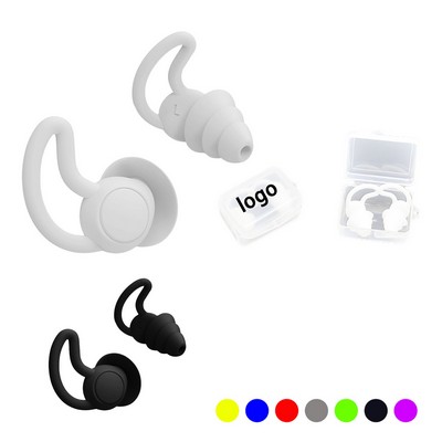 Waterproof Silicone Noise Cancelling Earplugs For Swimming And Sleep