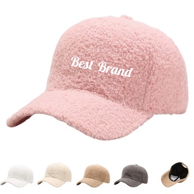Thickened Fleece Baseball Cap