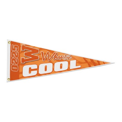 30"x12" Horizontal Sublimation Pennant Banner