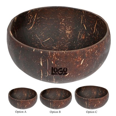 Eco-Friendly Natural Handmade Coconut Shell Salad Bowl