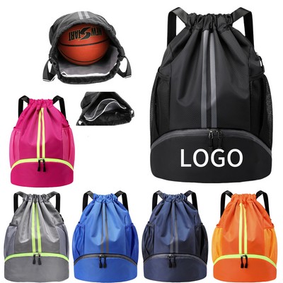 Large-Capacity Backpack With Dry-Wet Separation