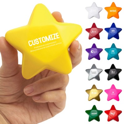 PU Star Stress Relief Toy Ball