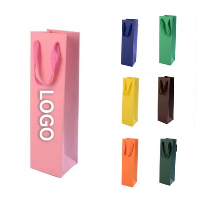 Kraft Paper Single Wine Gift Bag