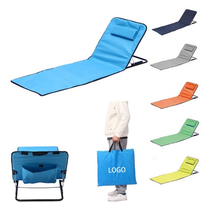 Foldable Beach Mat with Adjustable Chair
