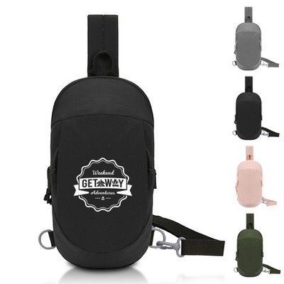 Multipurpose RFID-Blocking Nylon Sling Bag