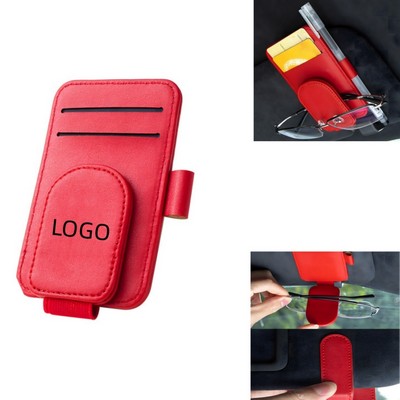 Visor Clip And Card Holder Combo