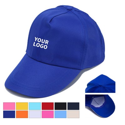 Six Panel Washed Cotton Twill Cap Hook Loop Closure