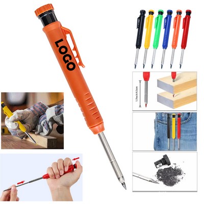 Deep-Hole Carpenter Marking Pencil