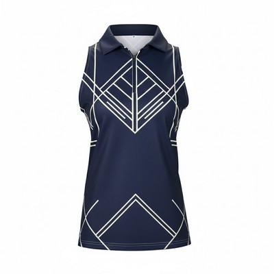 Women's Custom Sleeveless Athletic Polo