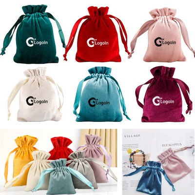 Velvet Drawstring Gift Pouches