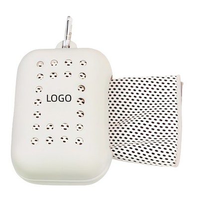 Quick Drying Cooling Towel With Silicone Case