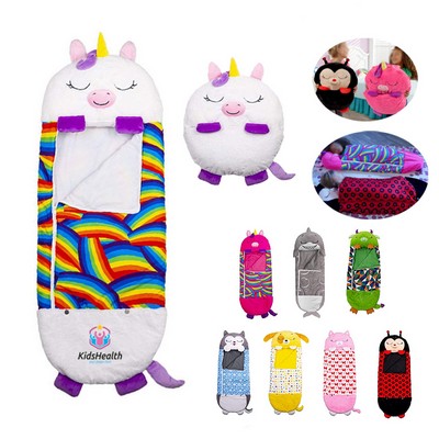 Plush Animal Opens Into Sleeping Bag
