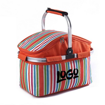 30L Aluminum Foil Large Capacity Picnic Cooler Box