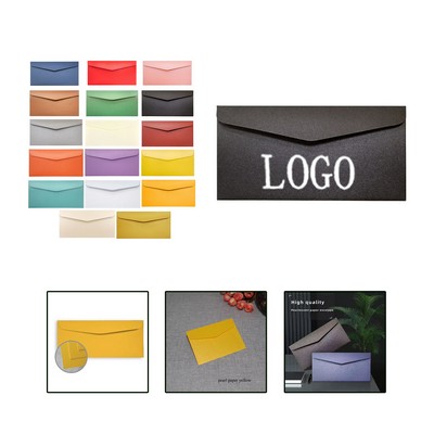 Custom Pearlescent Gold Envelopes