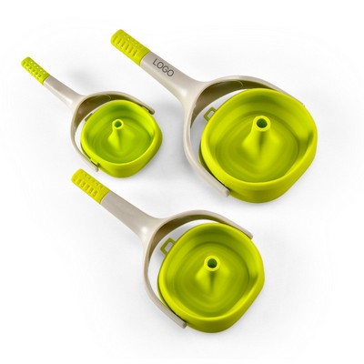 Handheld Silicone Folding Funnel for Oil Liquid Transfer