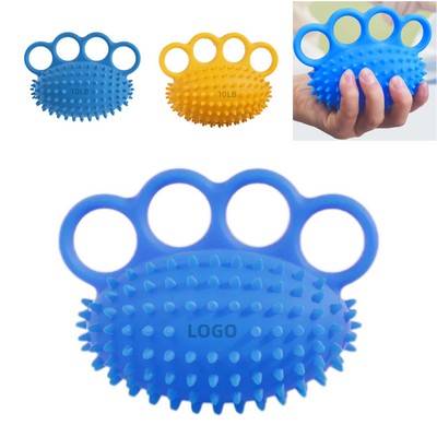 10LB Silicone Grip Ball Stress Ball with 3D Massage Nodes
