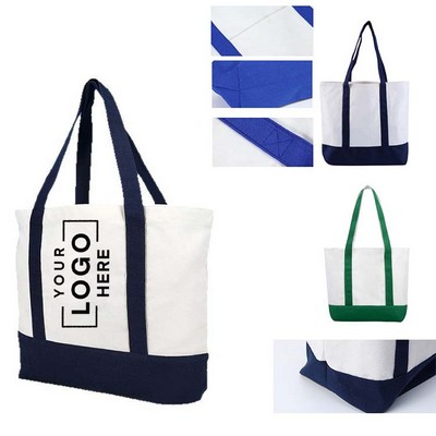 12-Ounce Polyester Cotton Canvas Tote Bag