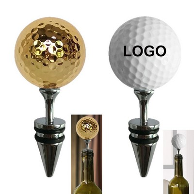 Golf Ball Bottle Stopper