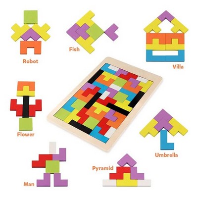 Wooden Blocks Puzzle for Kids